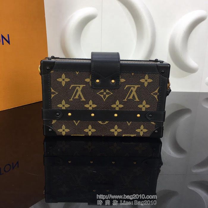 路易威登LV 頂級原單 M44199 經典款Petite Malle手袋 精品小號包袋 定制旅行箱  YDH2419